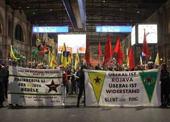 İsviçre‘de Kürt gençleri “Nehêle” hamlesi kapsamında çok sayıda eylem düzenledi