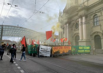 Bern’de mesaj net: Her yer Rojava, her yer direniş