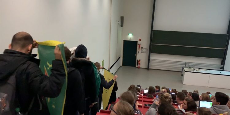 Giessen Üniversitesi’nde “Nehêle” eylemi