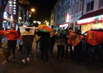 Köln sokaklarında ‘Katil Erdoğan’ sesleri