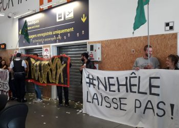 Marsilya’da havaalanı ve otoyolda sivil itaatsizlik eylemi