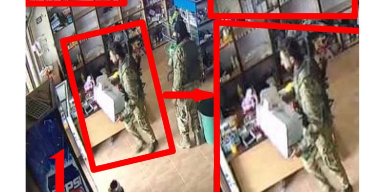 İşgalci Türk devlet çeteleri halkın eşyalarını yağmalıyor