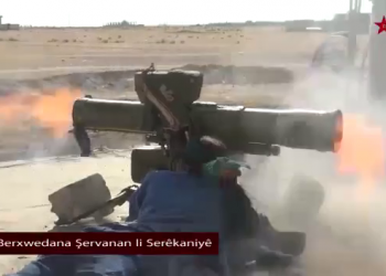 Serêkaniyê’de vurulan işgalci Türk üssünün görüntüleri