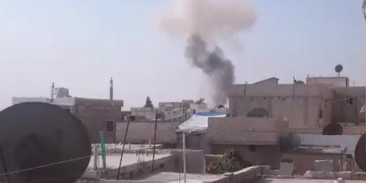 Girê Spî’de şiddetli patlama