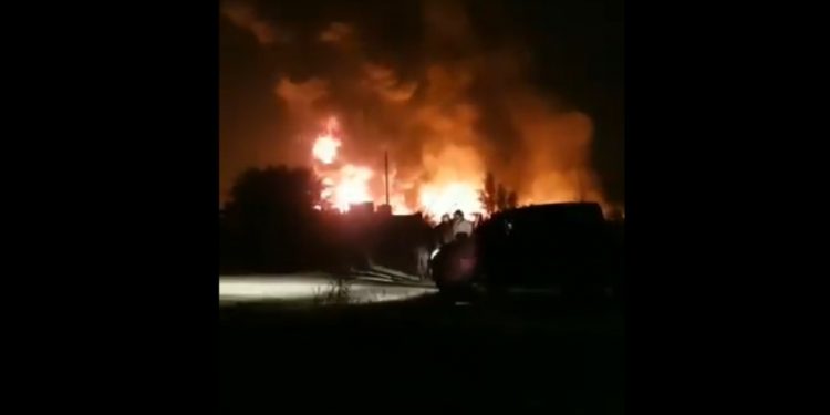 İşgalci çetelerin noktasında patlama en az 15 çete öldü