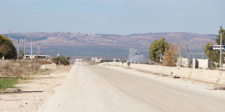 Til Madiq köyü ve Şehba barajı bombalanıyor