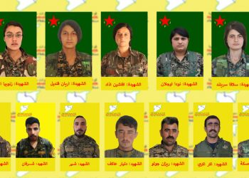 Cenga Rojava Direnişi’nde şehit düşen 12 savaşçının kimlik bilgileri açıklandı
