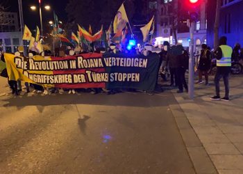 Stuttgart’ta Türk devletinin katliamı protesto edildi
