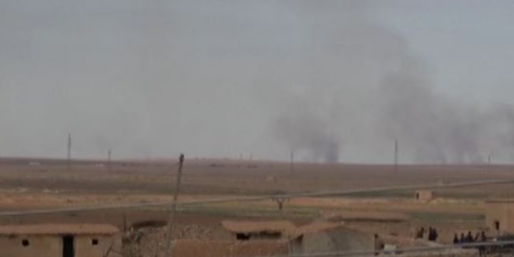 İşgalciler Eyn İsa’nın doğusunu bombalıyor