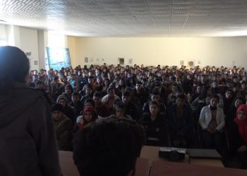 Kobanê’de lise öğrencileri bir araya geldi