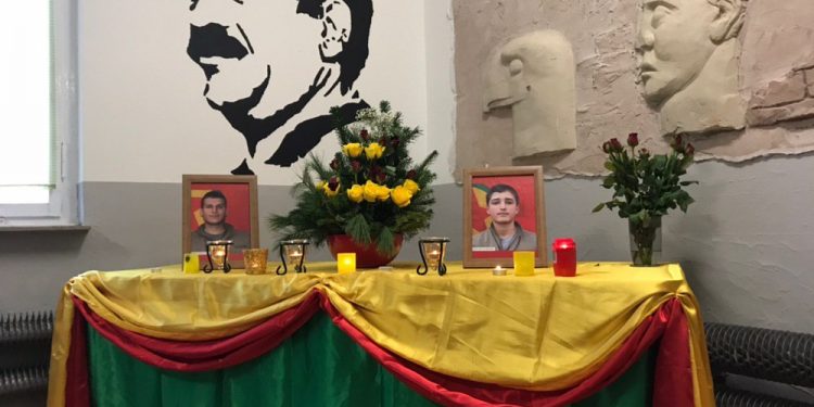 Bielefeld’de şehit Agir Stêrk ve şehit Mehmet Axîn için anma