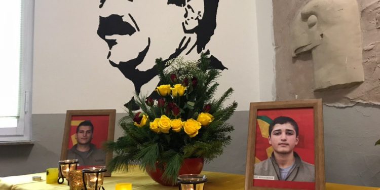 Bielefeld’de şehit Agir Stêrk ve şehit Mehmet Axîn için anma