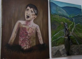 Ciwanên Şoreşger Halep’te resim sergisi açtı