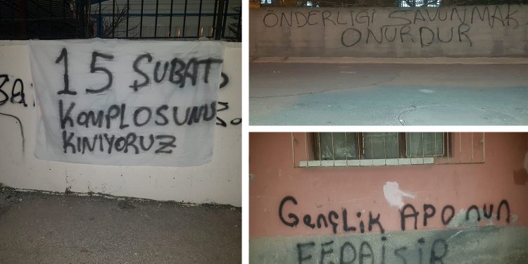 Edene’de gençlerden 15 Şubat komplosuna karşı eylemler