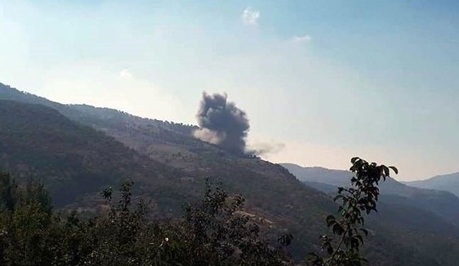 İşgalci Türk devleti Bradost alanını bombaladı