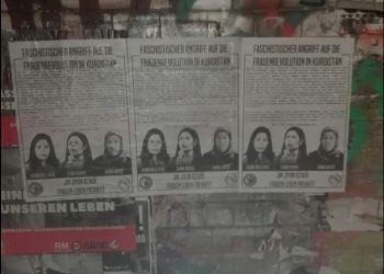 Giessen’de afişleme çalışması