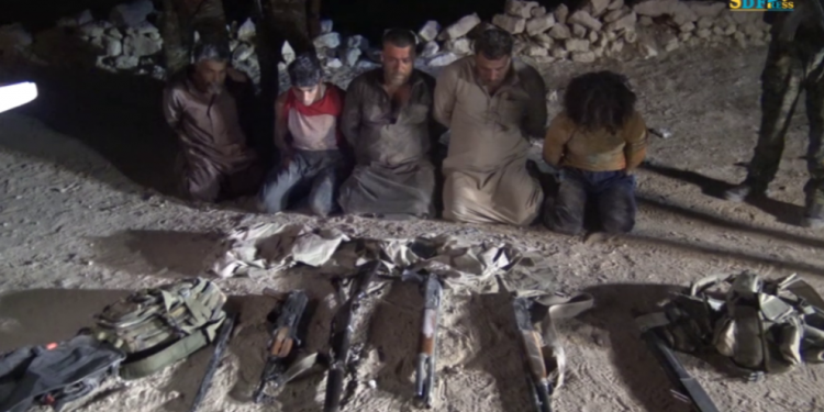 QSD güçleri DAİŞ’le ilişkisi olan 8 kişiyi yakaladı