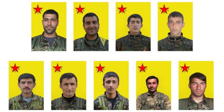 YPG 2015’te şehit olan savaşçıların kimlik bilgilerini açıkladı