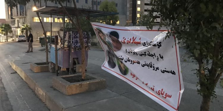 Silêmanî’de Şeladizê şehitlerinin posterleri asıldı