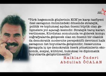 VİDEO – Halklar Önderi Öcalan’dan ‘Demokratik Modernite perspektifli Devrimci Halk Savaşı’ değerlendirmesi