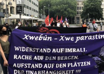TCŞ ve JCA, Hannover’de Türk faşizmini ve İmralı tecridini protesto etti
