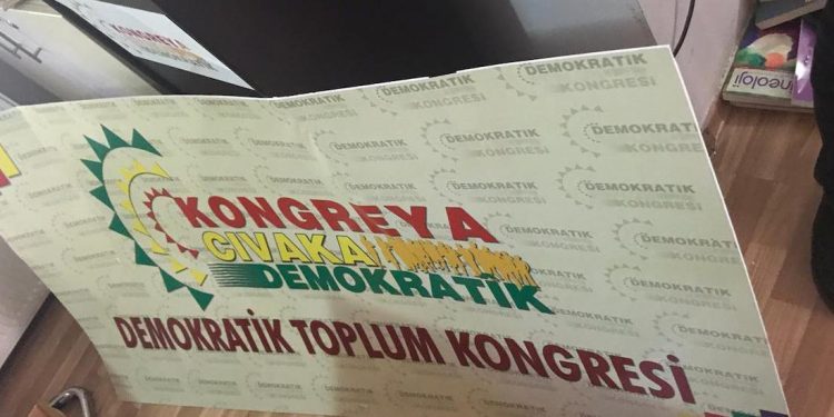 İşgalci TC, DTK’nin kapısını mühürledi!