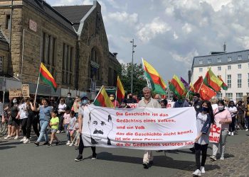 Bielefeld’de binler faşizme ve ırkçılığa karşı eylemde