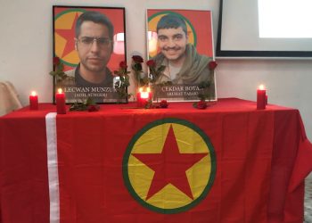 PKK gerillaları Çekdar Botan ve Lecwan Munzur Hannover’de anıldı