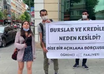Öğrencilerden KYK kesintisine karşı eylem