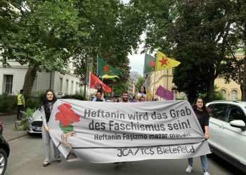 Köln’de binlerden “Kürdistan’ı savun” eylemi