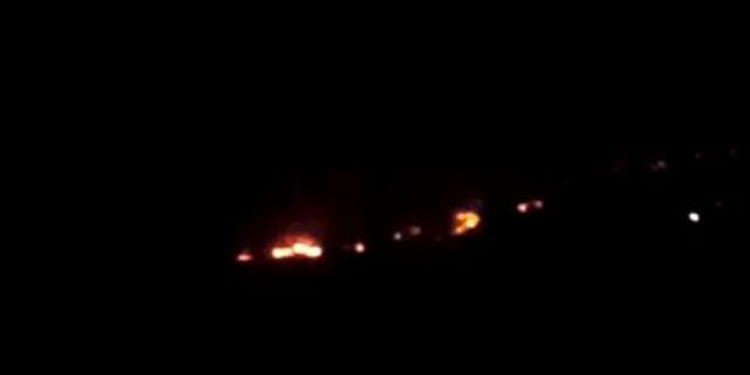 İşgalci Türk ordusuna ait helikopterler Heftanin’deki araziyi yaktı