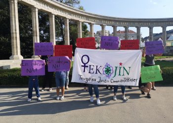 Genç kadınlardan Viyana’da ‘Em dibêjin NA’