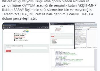 Red Hack’ten Wan belediyesine siber eylem: Wan’da ulaşım bedava