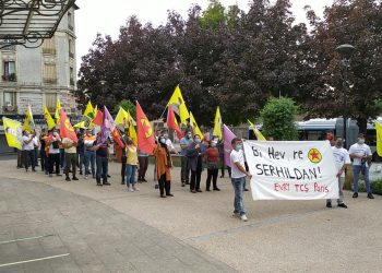 Paris’te gençler ‘Tecride, Faşizme ve İşgale Son’ şiarıyla alanlarda