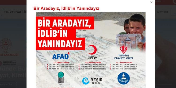 Türk Valiliklerinin siteleri para dilenme sitelerine dönüştü