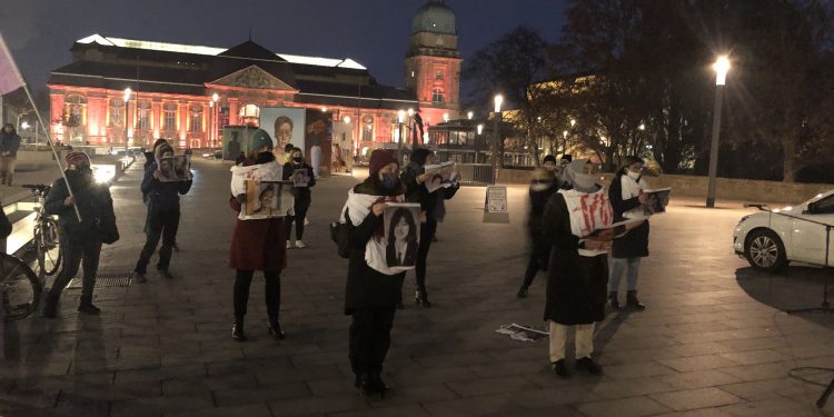 Kadınlardan Darmstad’ta 25 Kasım eylemi