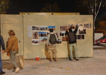 Gençlerden Marsilya’da afişleme ve pankart eylemi