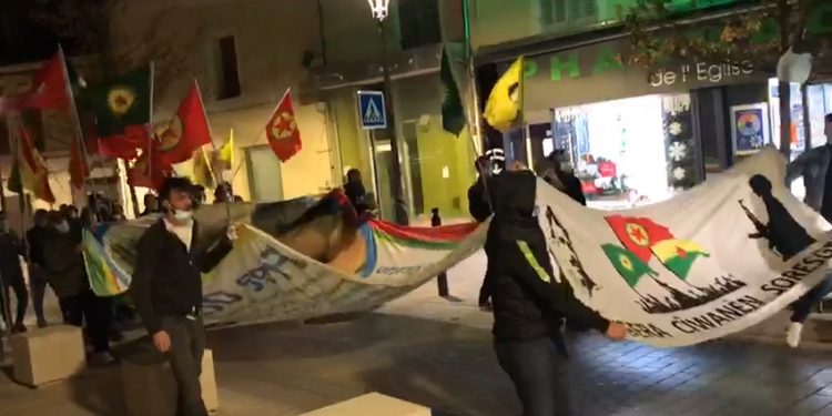 Kesintisiz direniş sürüyor – Marignane’de Şengal eylemi