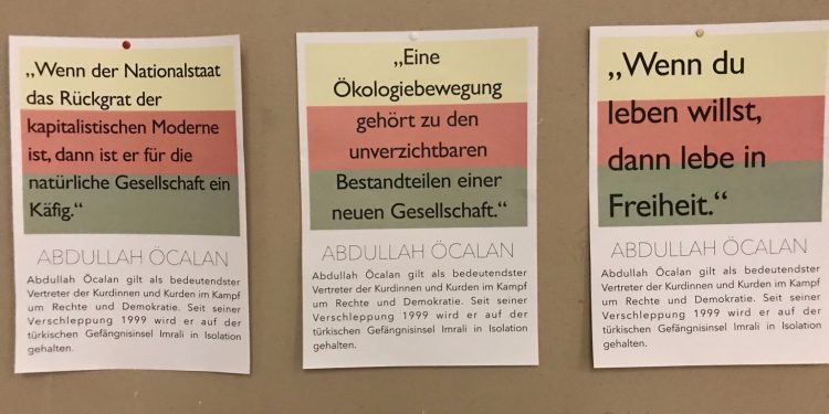 Halklar Önderi’nin fikirleri Hannover sokaklarında