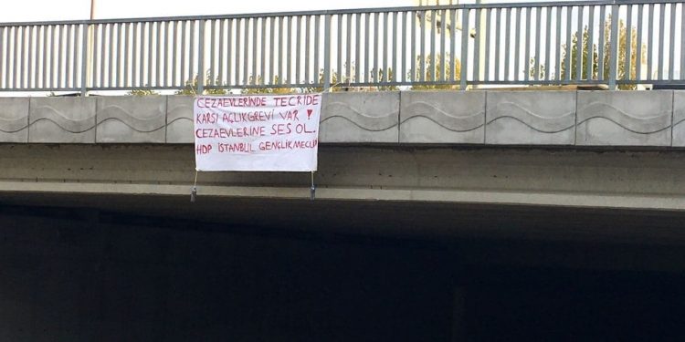 HDP Gençlik Meclisi zindan direnişini sokaklara taşıdı