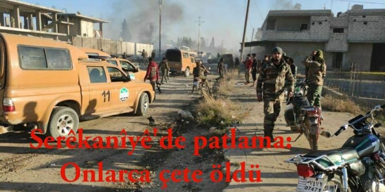 SON DAKİKA – Serêkanîyê’de patlama: Onlarca çete öldü