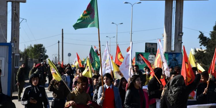 Uzun yürüyüş son gününde Dêrik’e doğru yola çıktı