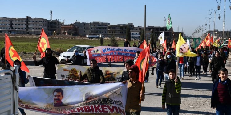 Uzun yürüyüş son gününde Dêrik’e doğru yola çıktı