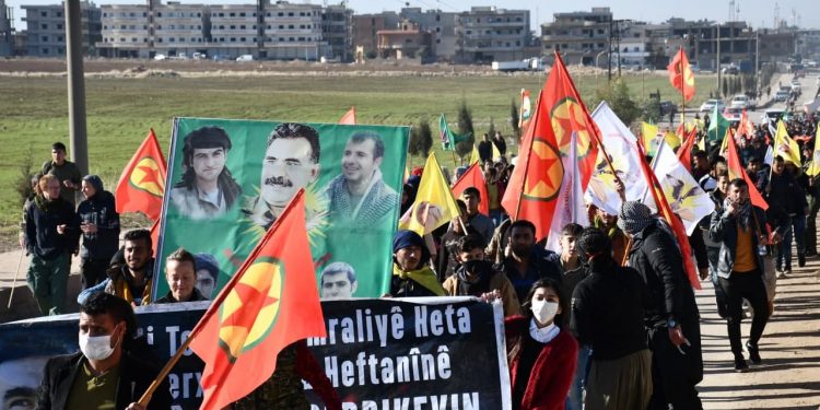 Uzun yürüyüş son gününde Dêrik’e doğru yola çıktı