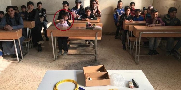 İşgalci TC ordusundan çocuklara bomba eğitimi