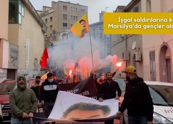 İşgal saldırılarına karşı Marsilya’da gençler alanlarda