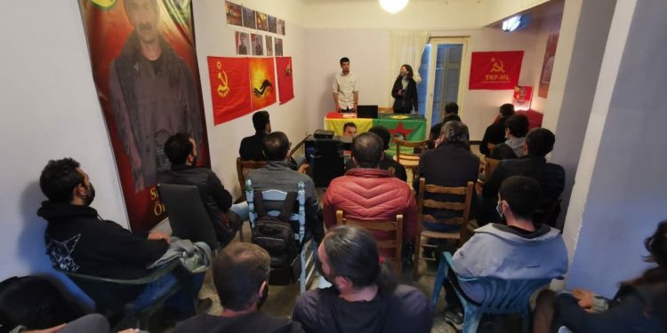 Atina’da Şehit Sinan Dersim anısına anma düzenlendi