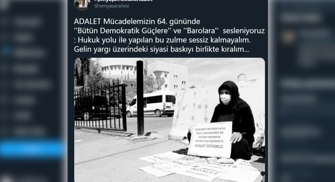 Şenyaşar ailesinin eylemi 64’üncü günde; Zulme sessiz kalmayın