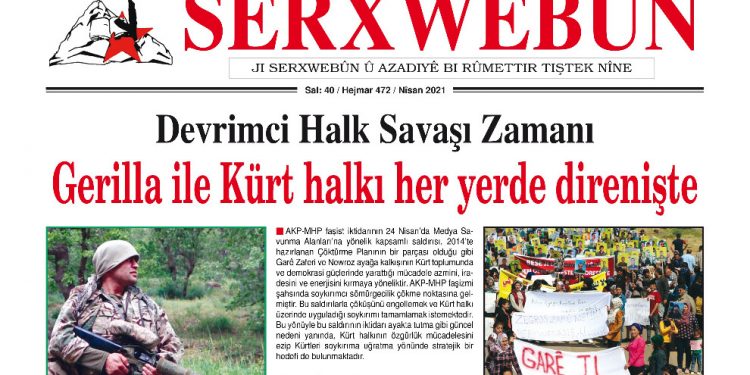 Serxwebûn gazetesi 40. yılında 472. sayısı ile okurlarıyla buluştu