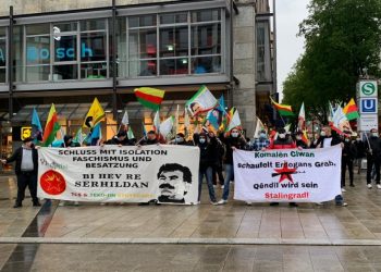 İşgal protestoları Stuttgart’ta kesintisiz bir şekilde sürüyor